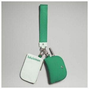 lululemon athletica Green and White Wristlet Set